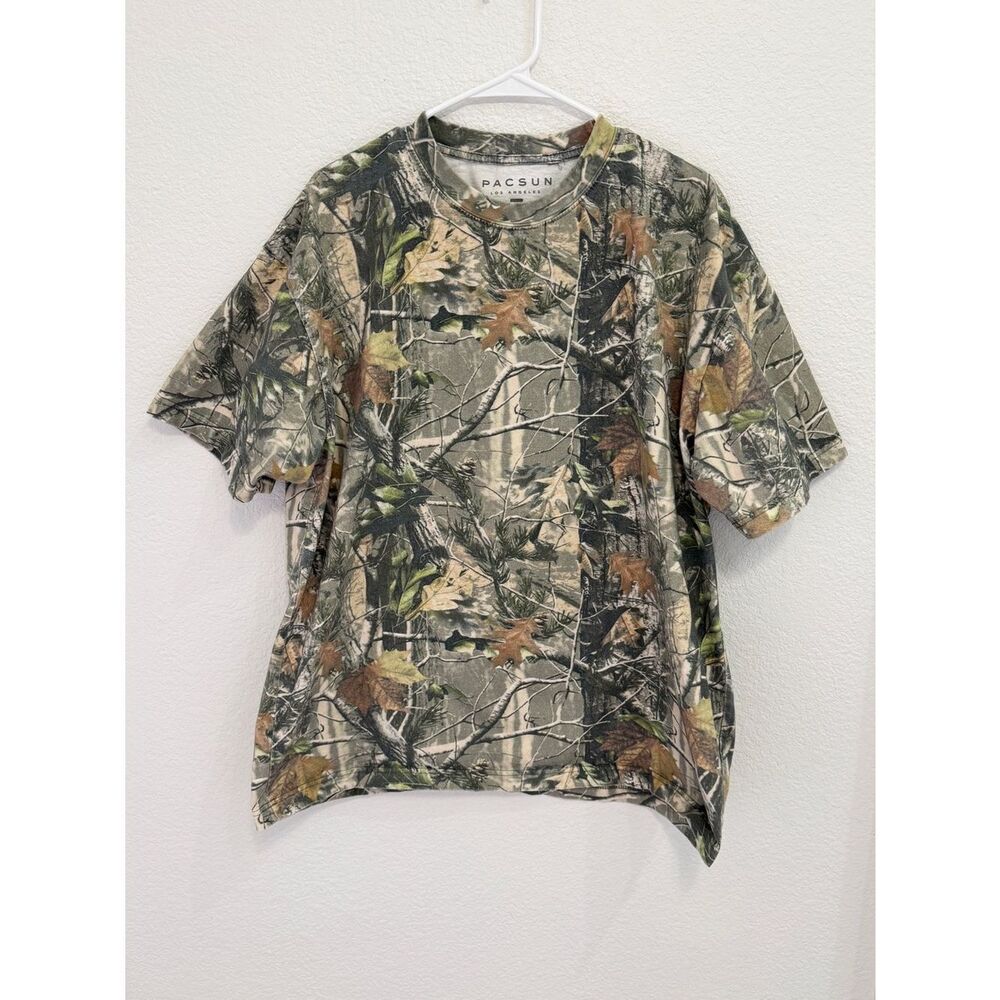 PACSUN Men’s Camouflage Short Sleeve T-Shirt